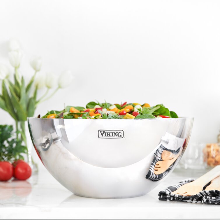 Viking 14 Double Wall Stainless Steel Thermal Beverage/Serving Bowl