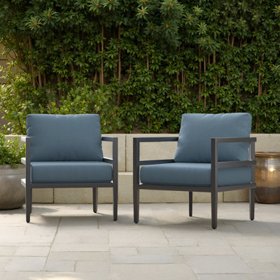 Morelia Club Chairs (Set Of 2) - Canvas Denim