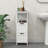 Bathroom Floor Storage Cabinet with 2 Drawers and 1 Shelf