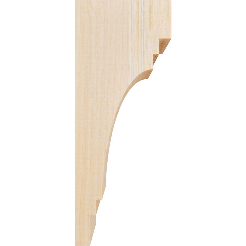 Corbeau Pescadero, H 14 po x l 3,5 po x P 6 po, Sapin de Douglas, Lisse
