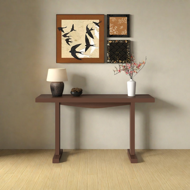 Console Modern Minimalist, Brun, H 29,53 po x l 47,24 po x P 11,81 po