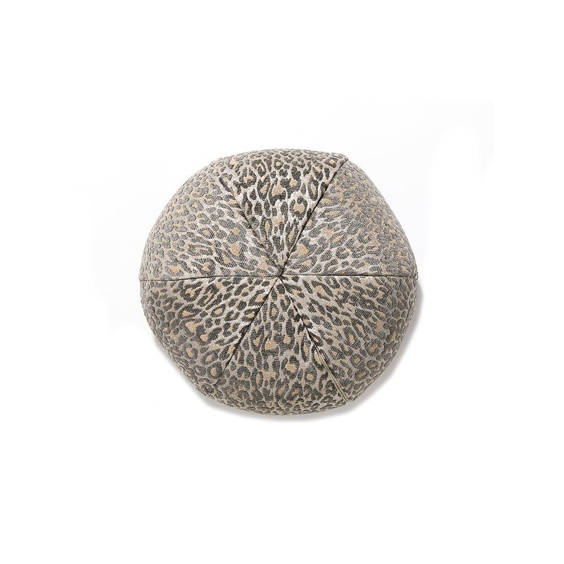 Amazink Circular Pillow Cover & Insert, Castle Gray