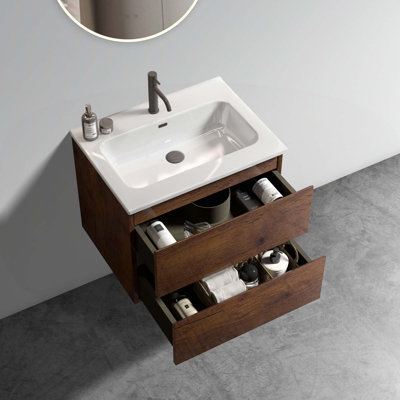 Meuble-lavabo luxueux avec rangement amélioré et design élégant