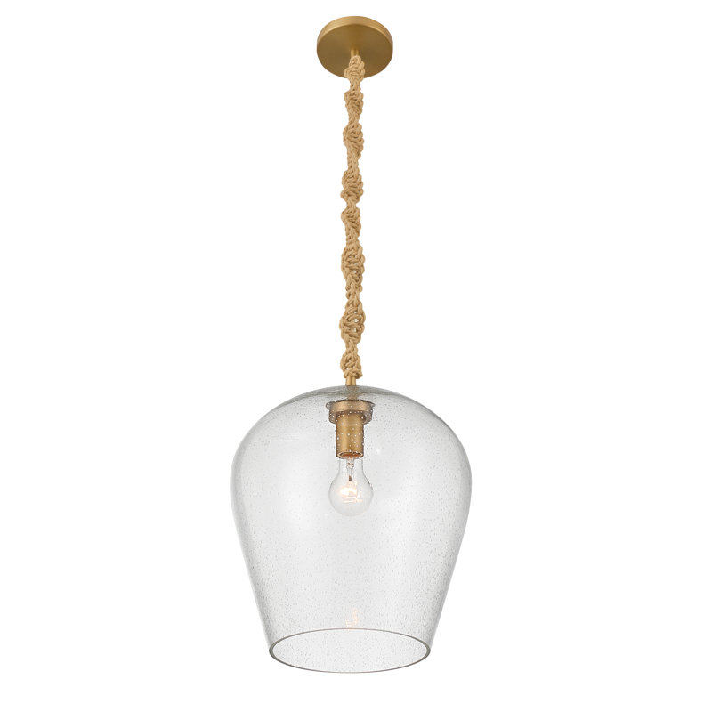 Luminaire suspendu 1 lumière Elyric 12,75 "