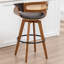 Tabouret de bar pivotant rembourré à hauteur de comptoir-24746226-24746122