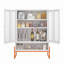 Armoire à chaussures autoportante polyvalente avec des fonctionnalités avancées pour un rangement optimal-1348837787
