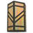 Santa Fe Bronze Flush Mounted Sconce