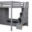 Structure de lit mezzanine avec garde-robe-2003023073