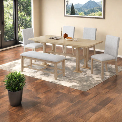 Ensemble de table de salle à manger extensible (doit inclure à la fois la table et la chaise)