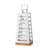 22.75''H Modern Tabletop Trapezoid Metal/Wood Lanterns-1972891628