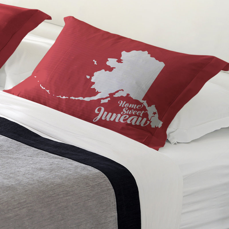 Juneau Polyester Sham Set, Standard/Twin, Polyester, Gray