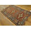 Rustic Tribal Geometric Antique Late 19th Century Caucasian Soumak Flatweave Rug