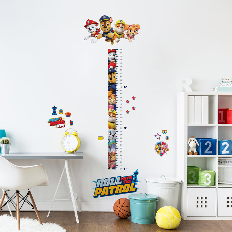 Paw Patrol Friends Growth Chart Decal