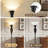70" Floor Lamps For Living Room With Nightlight, Torchiere Floor Lamps Standing Lamp With Glass Shade, For Home, Bedroom, Office, Corner,Bulb Included-190070253