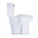 Sounor 1.28 GPF Elongated Extra Tall Two Piece Toilet with 21 inches Seat Height (Seat Included)