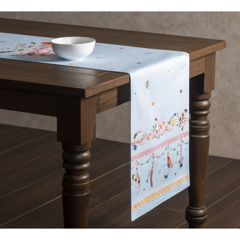 100% Cotton Table Runner, 108" L x 14.5" W