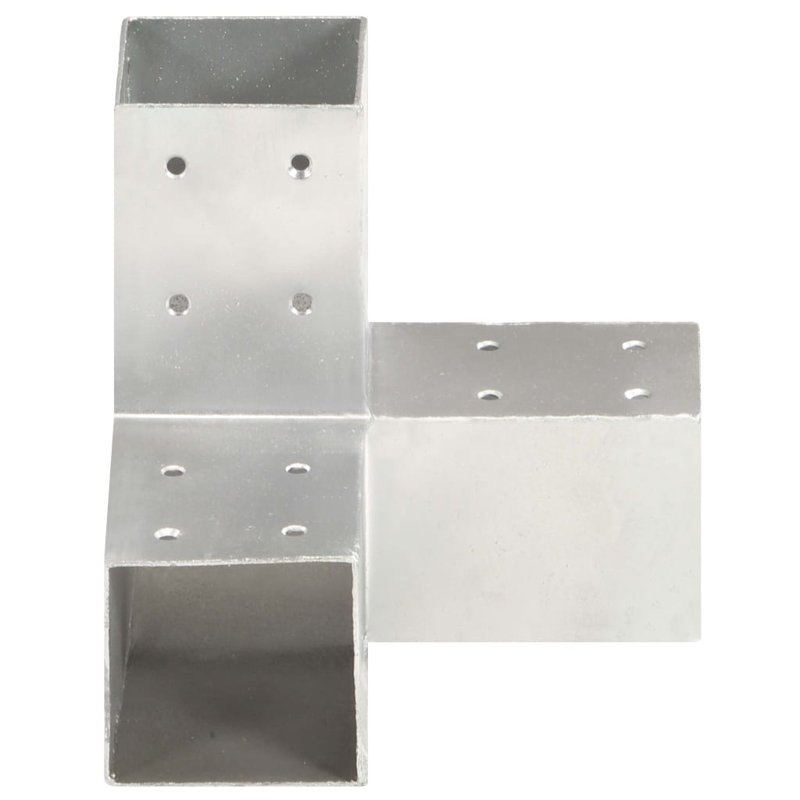 Melanarka Dakota Fields Metal Panel Connector for Posts, 7.28cm H x 7.09cm W x 7.09cm D