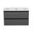 Carlota 34'' Free Standing Single Bathroom Vanity with Ceramic Top with Mirror