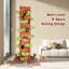 90.5'' Tall Multifunctional Cat Tree w/ Private Condos Sisal Covered Scratching Panel