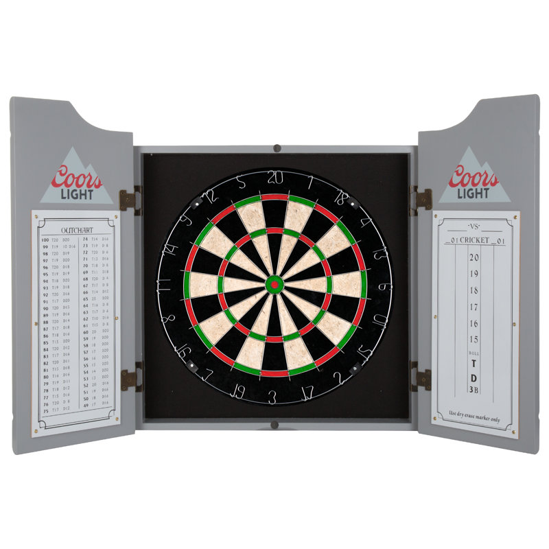 Miller Coors Cork Dartboard (Darts Included)