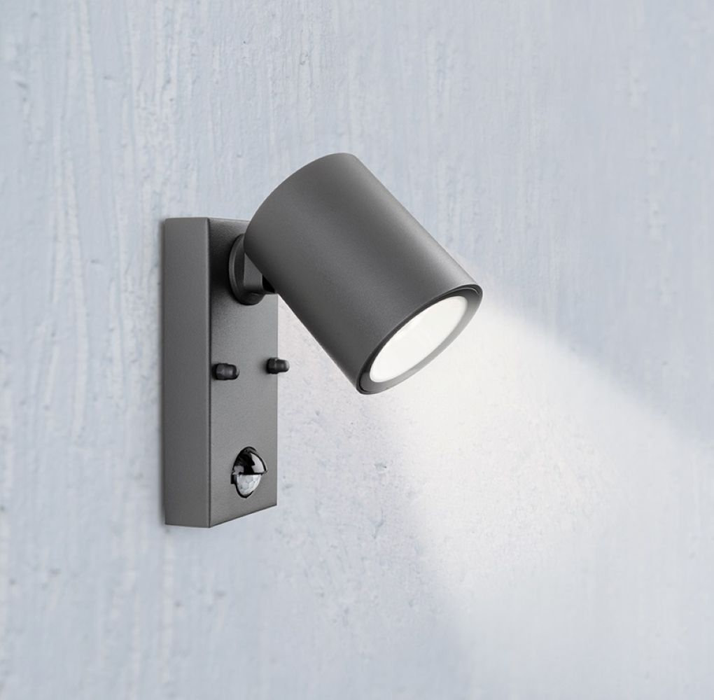 Graphite 14.7cm H Integrated LED Outdoor Wall Lantern