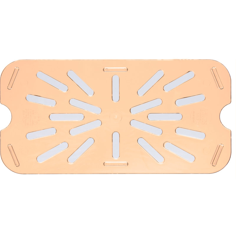 Carlisle Food Service Products Rectangle Plastic Drain Insert
