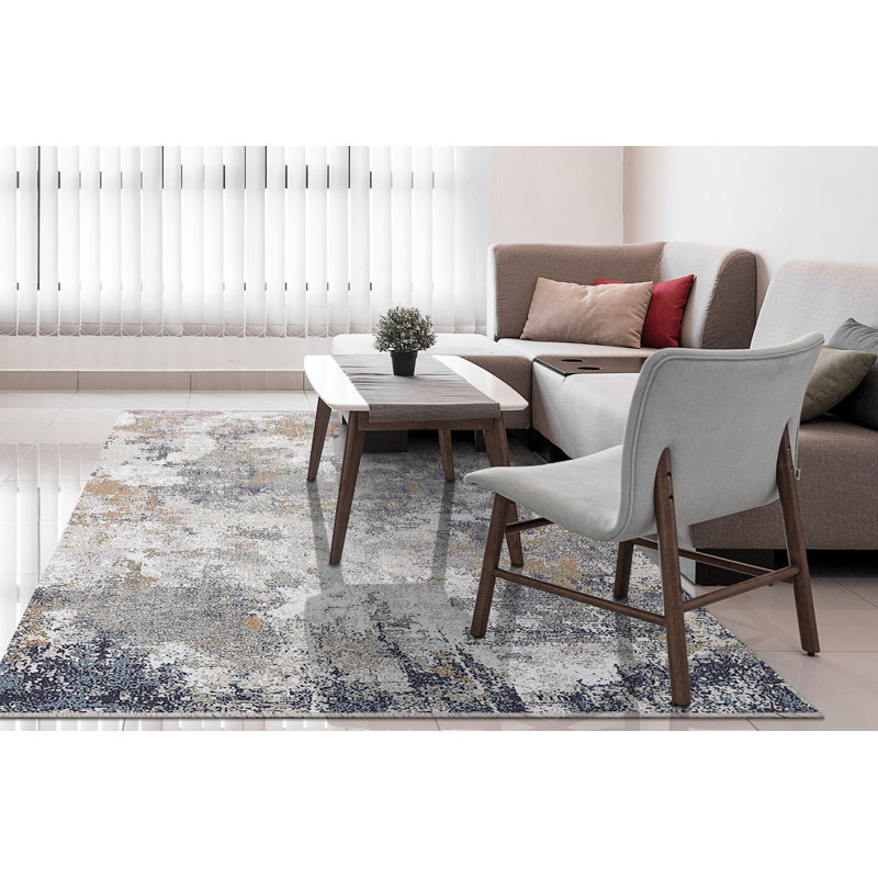 Abstract Indoor Rug, Rectangle 9' x 12'