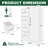 Office Storage Cabinet, Metal Storage Cabinet, Vertical Filing Cabinet With Lock, File Locker With 4 Drawers And 1 Door For School, Office, Vertical Filing Cabinet For Storage-1864103778
