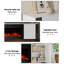Daylene Unfinished TV Stand for TVs up to 70" with Fireplace Included-703138736