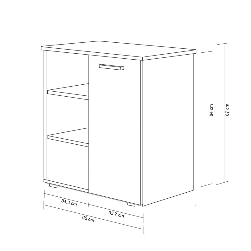 Kero Rectangle Accent Cabinet
