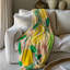 Vibrant Citrus Decor - 1 pièce Sherpa Premium-100733821