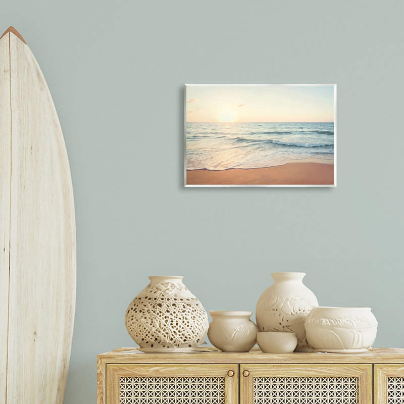 «Rolling Tide Beach» par Nataly White, H 13 po x l 19 po