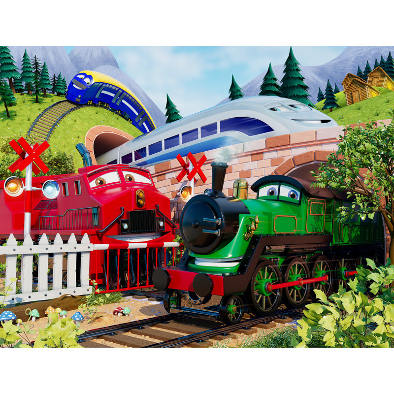 Train Adventure 3.05m x 2.44m Matte Mural