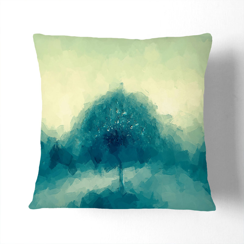 Abstract Square Throw Cushion, 40cm H x 40cm W x 15cm D, Black