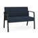 Waterfall Waiting Reception Loveseat Metal Frame