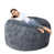 Similicuir gris foncé est en rupture de stock