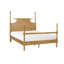 Lit confortable grand avec pattes tournées et matelas compatibles