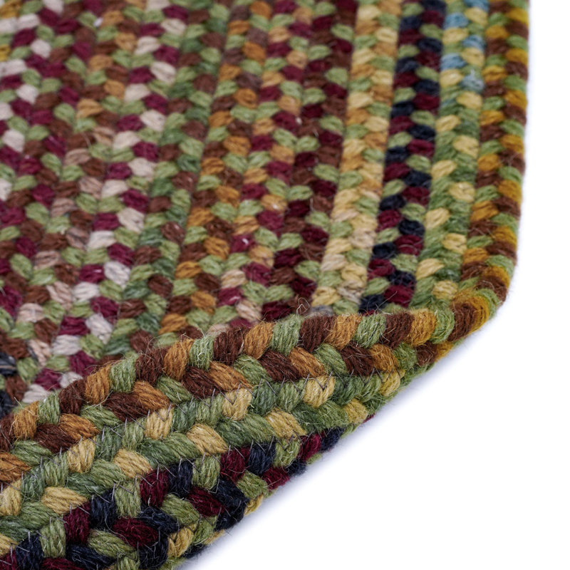 Fort Lupton Wool Indoor Rug, Oval 5' x 8'