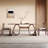 Modern Rectangular Rock Slab Dining Table Sets-107506859