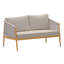 282cm Wide Straight Patio Sofa with Cushions