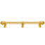 Cricket Cage 18 inches c.c. with 5/8 reeded center long pull small finial with center brace in Oil Rub Bronze-2015885531-2015885525