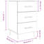 Jariel 40cm W Iron Bedside Table-1402356010