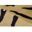Hand-Knotted High-Quality Gold and Black Area Rug