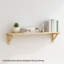 Tablette murale flottante en bois massif-1153741171