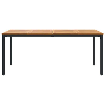 Outdoor Table Solid Acacia Wood Furniture Garden Terrace Dining Balcony
