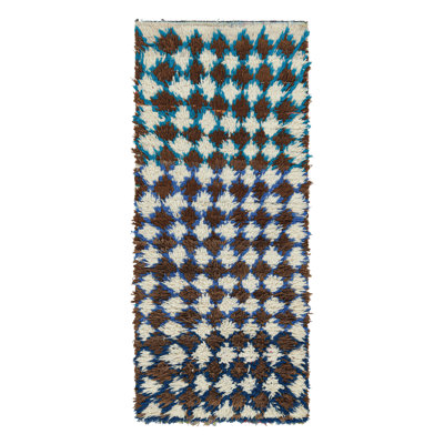 One-of-a-Kind 2'7"x6'2" Hand Knotted Area Rug
