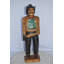 Statue de Sheriff Jenson en bois - Taille: L 6 po x l 9 po x H 30 po.