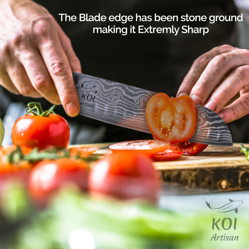 KOI Artisan 0cm Santoku Knife
