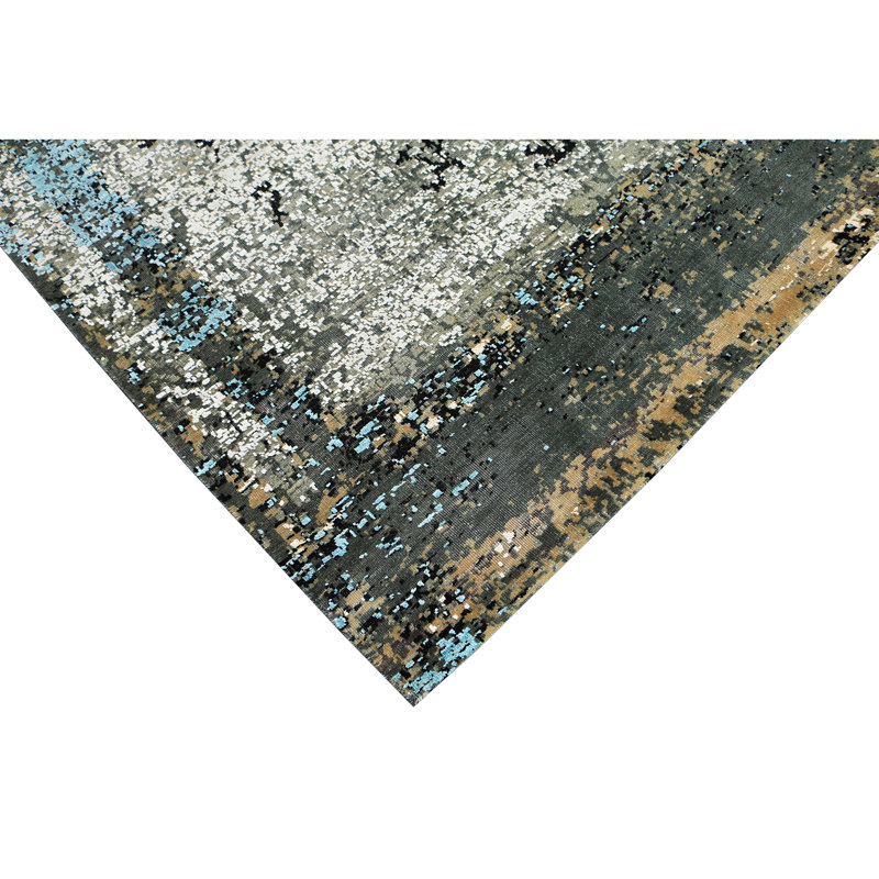 NEOV4622RCHLB Hand Knotted Wool Area Rug, Rectangle 9' x 12'