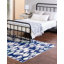 Tapis bleu marine à imprimé animalier Orbisonia-1361778286